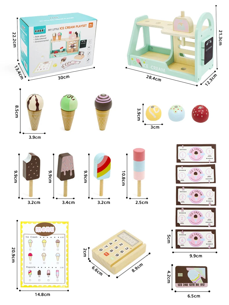 Ice Cream Counter Playset