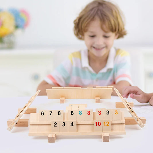 Wooden Fast Moving Tile Mahjong