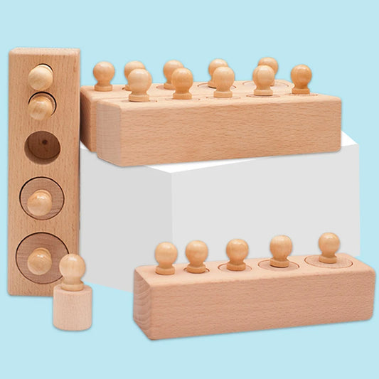 Montessori Knobbed Cylinder Toy