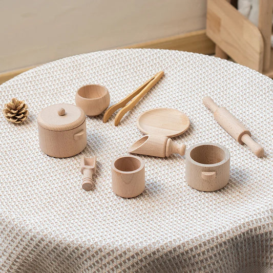 Montessori Wooden Tea Set