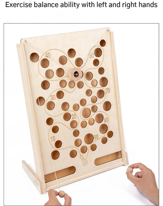 Pirate Marbles Wooden Maze Game