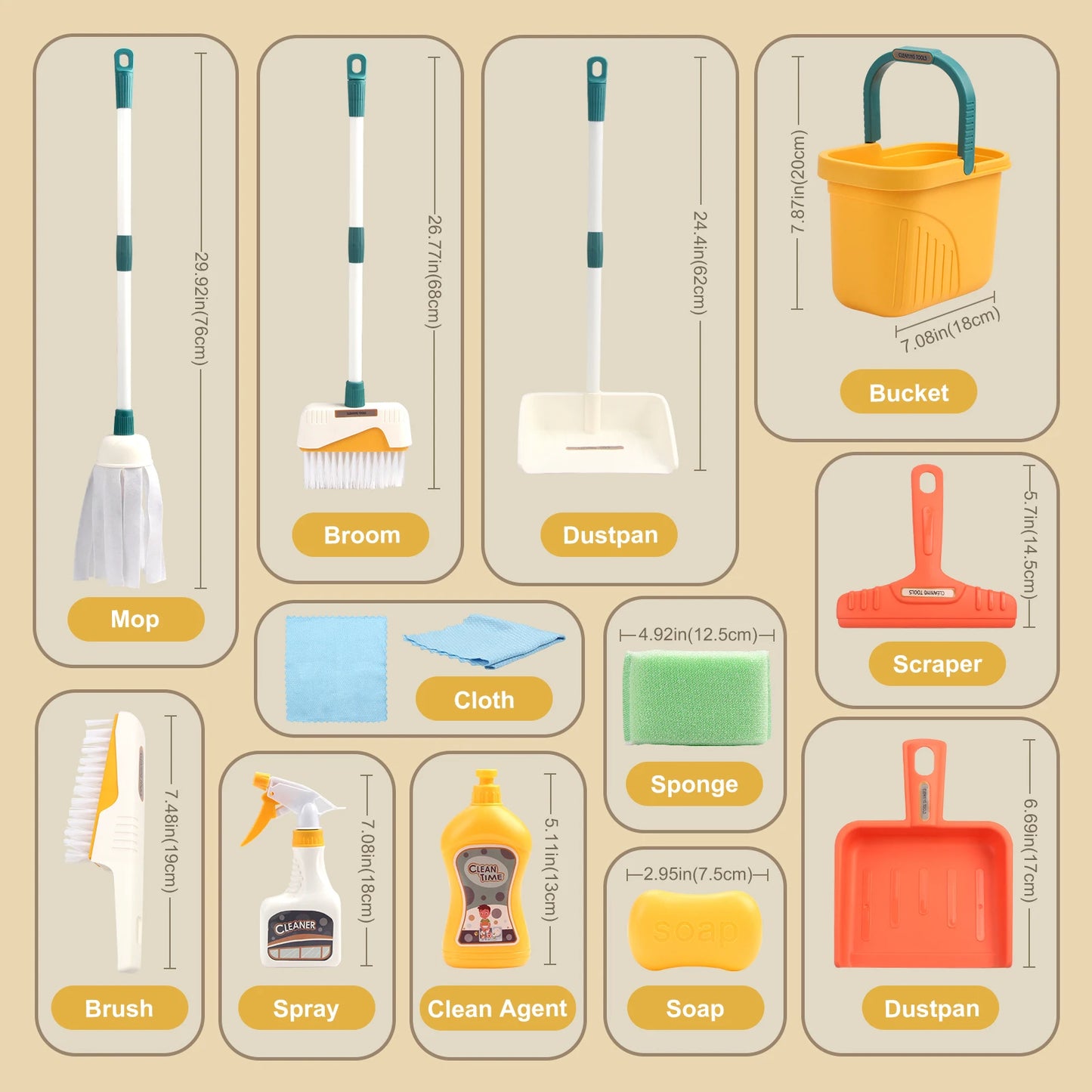 Kids Cleaning Set