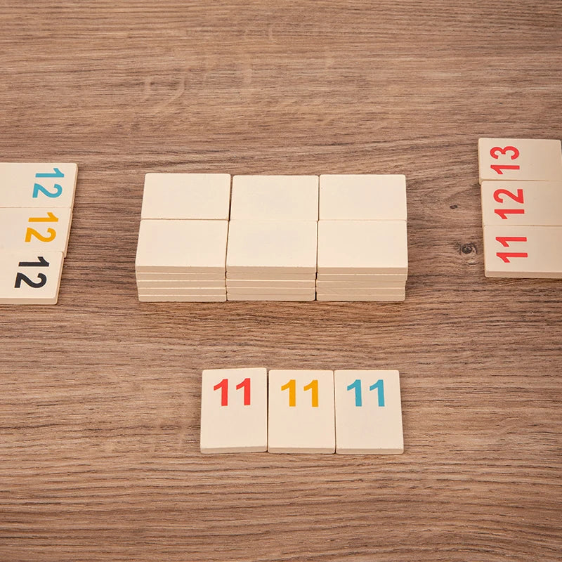 Wooden Fast Moving Tile Mahjong