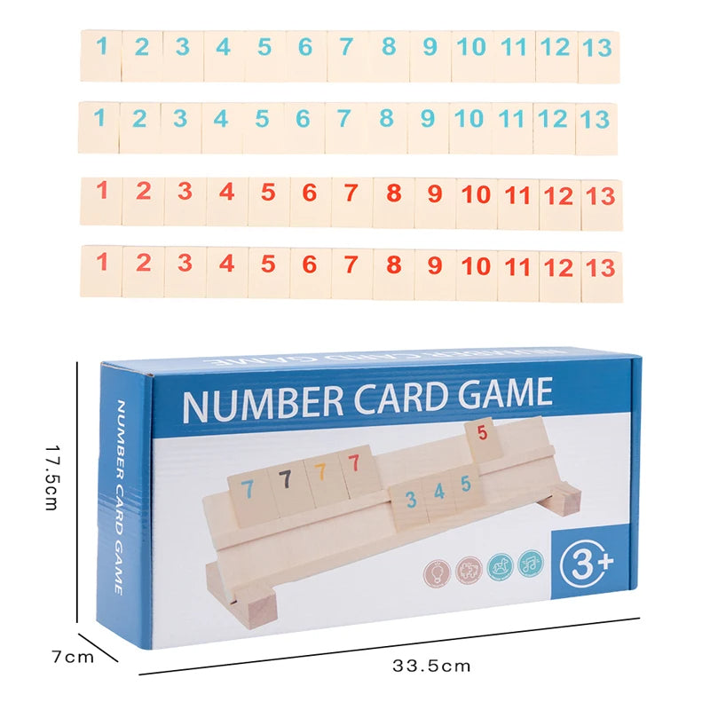 Wooden Fast Moving Tile Mahjong