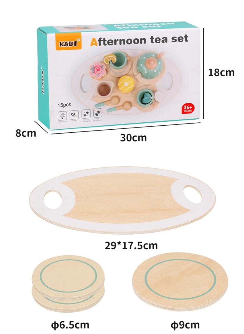Wooden Afternoon Tea Set Toy