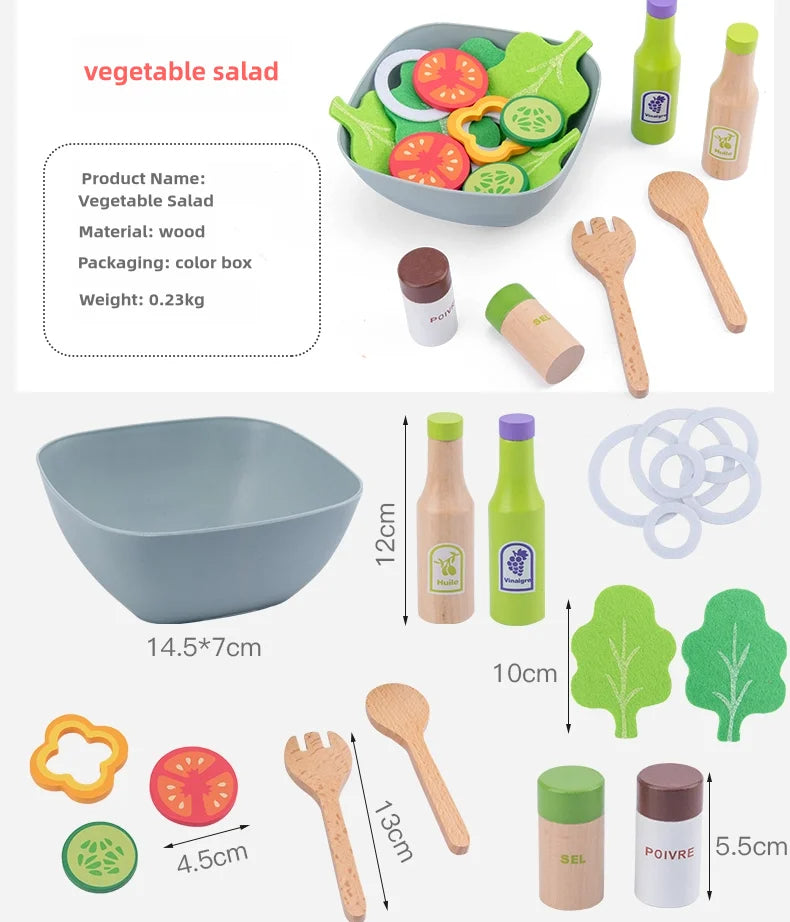 Children’s Wooden Kitchen Play Set