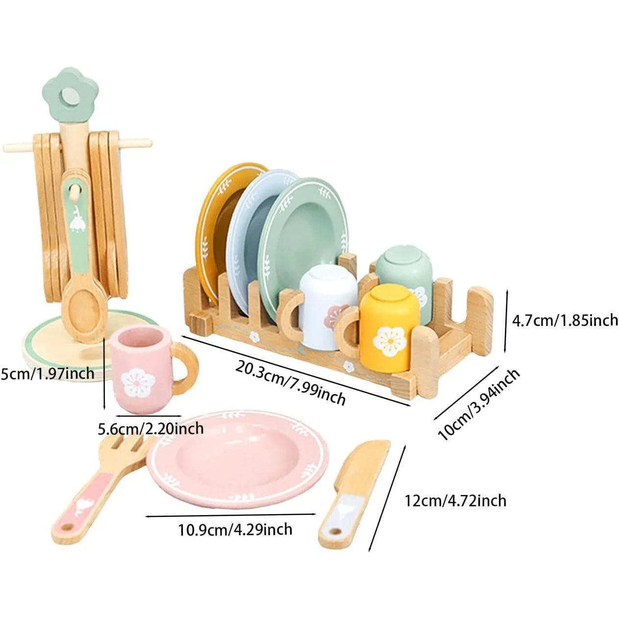 Wooden Dessert Stand