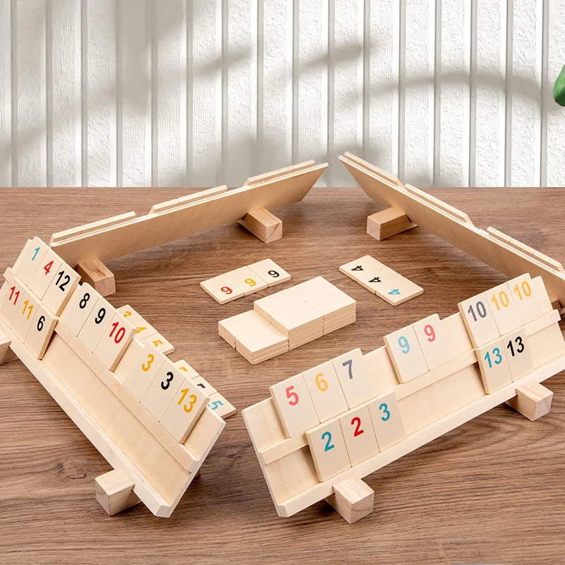 Wooden Fast Moving Tile Mahjong