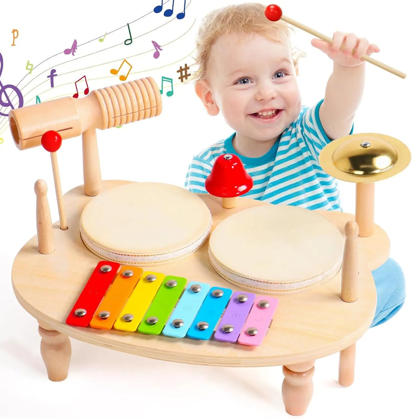 Wooden Music Toy Table