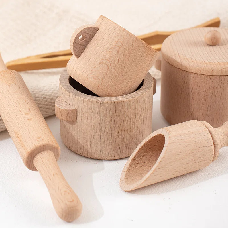 Montessori Wooden Tea Set