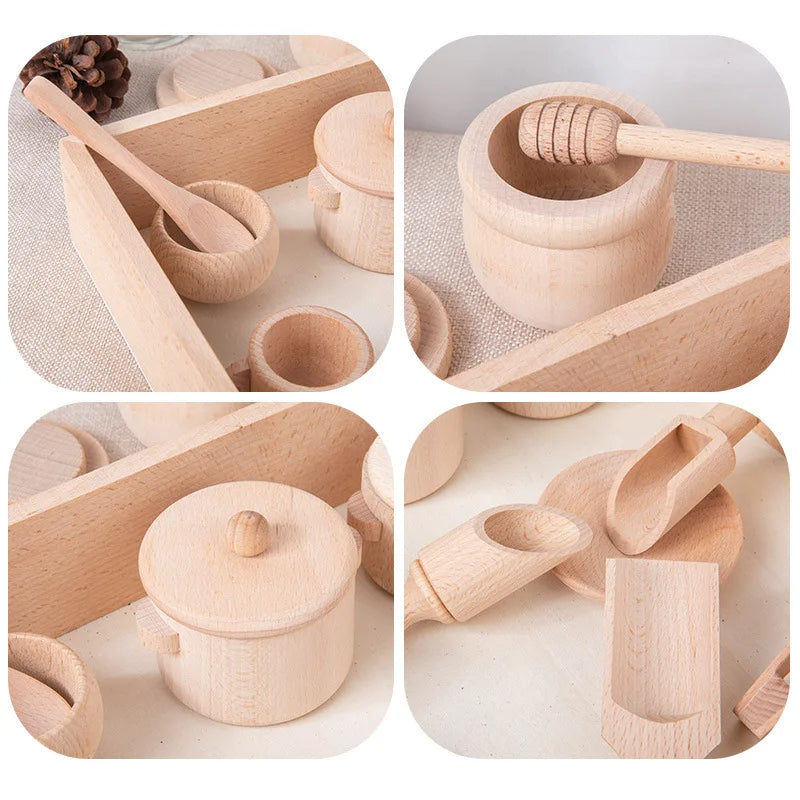 Montessori Wooden Tea Set