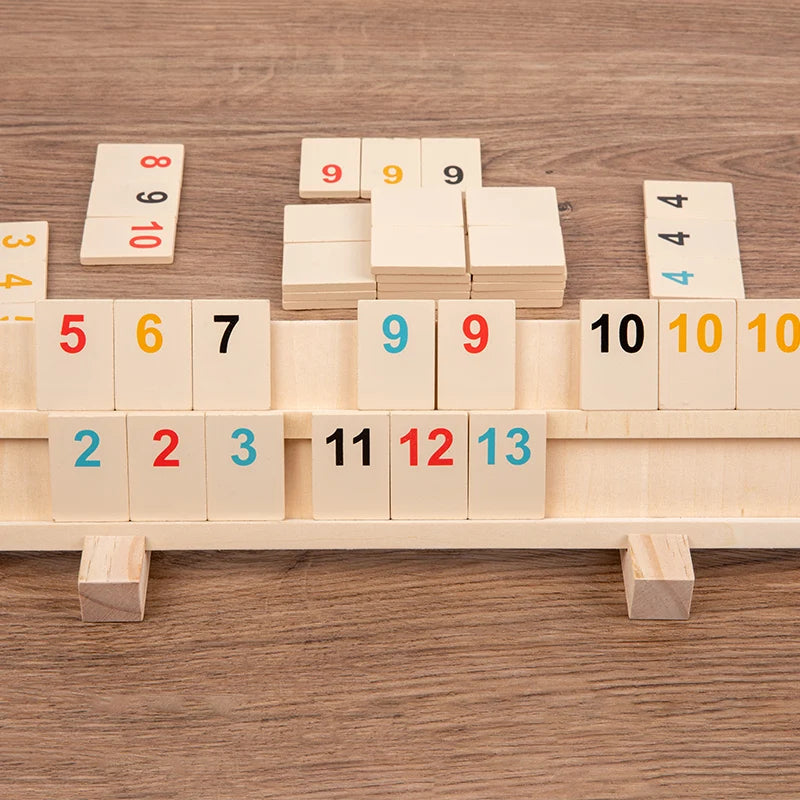 Wooden Fast Moving Tile Mahjong