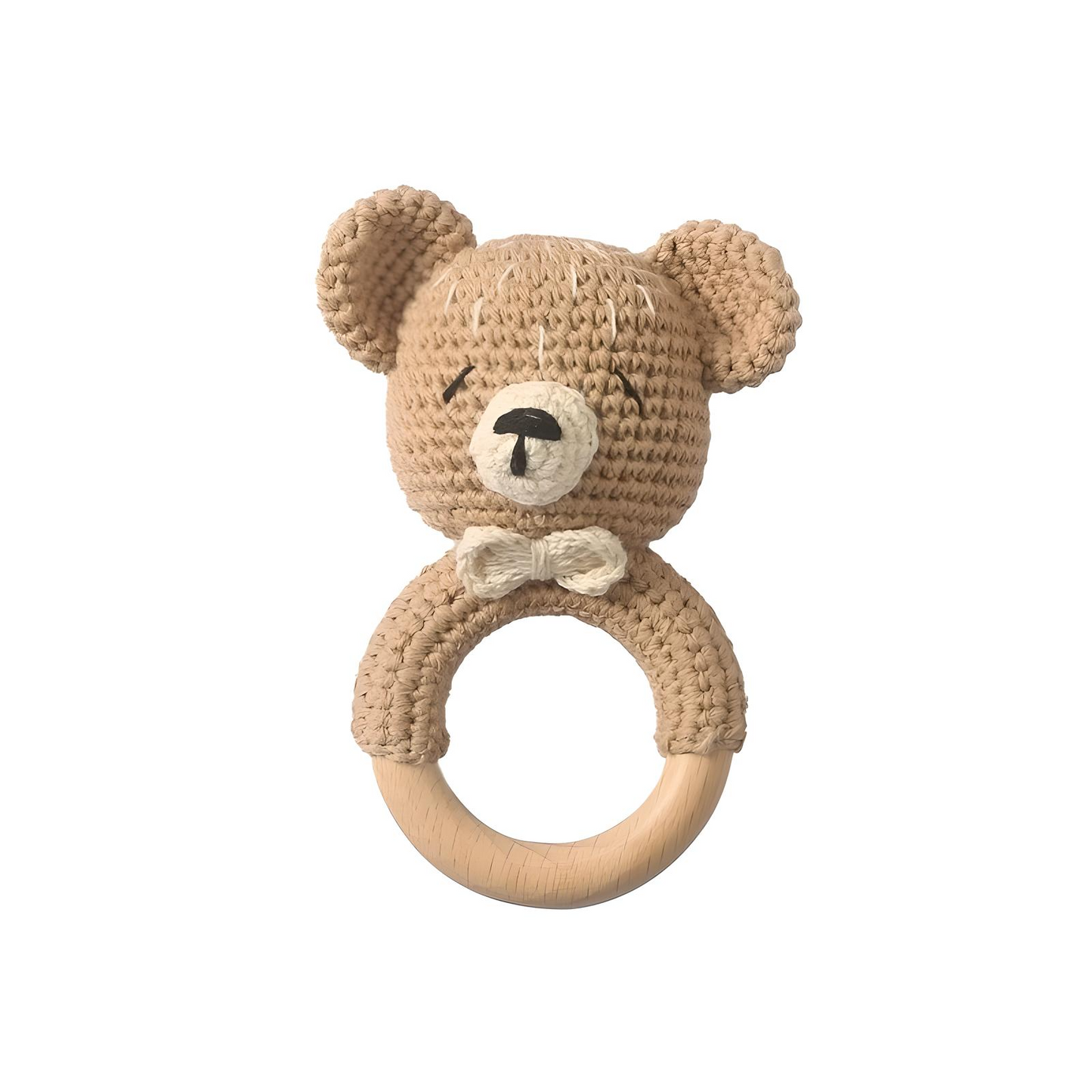 Crochet Animal Bear Rattle